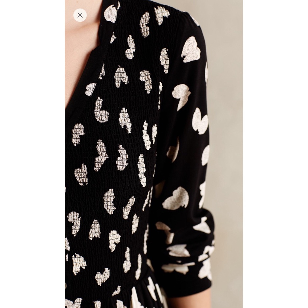 MAEVE by Anthropologie Banet Heart Print Mini Dress (S) - Picture 6 of 12